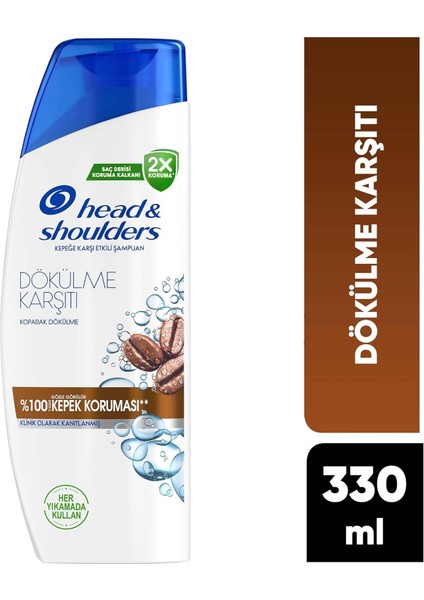 Erkeklere Özel Kafeinli Dökülme 330 ml Şampuan,