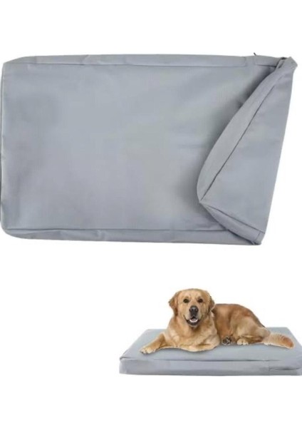 Xl Fermuarlı 120X80 Dış Mekan Büyük Köpek Yatağı Su Geçirmez Kumaş