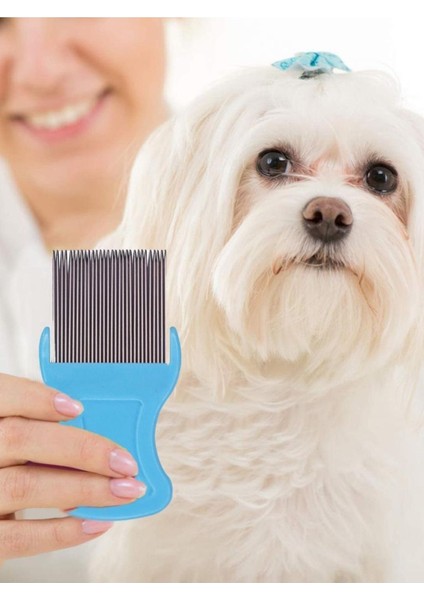 Kedi Köpek Bit Tarağı Açık Mavi