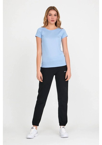 Relax Kadın Kısa Kollu T-Shirt Açık Mavi