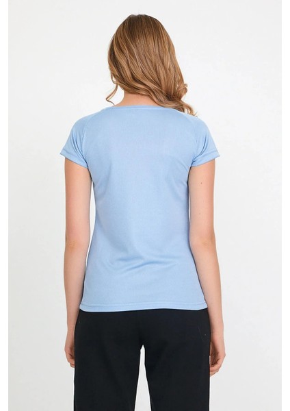 Relax Kadın Kısa Kollu T-Shirt Açık Mavi fiyatları