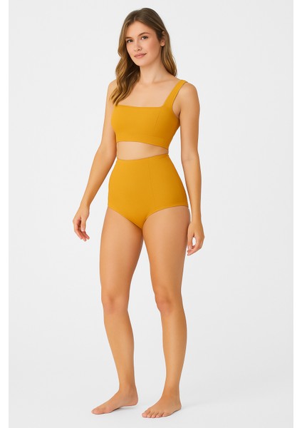 Hardal Sculptfit Yüksek Bel & Toparlayıcı & Şekillendirici Bikini Altı