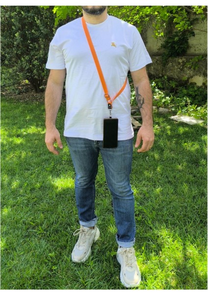 Telefon Boyun Askı Aparatı | Universal Uyumlu, Ayarlanabilir Turuncu fiyatları