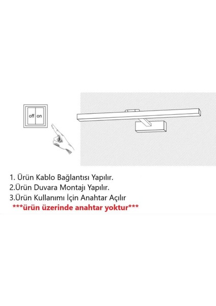 Siyah Aydınlatma Duvar Ayna Tablo Kuğu ve Flüt Desenli 6W Alüminyum Duyli fırsatları