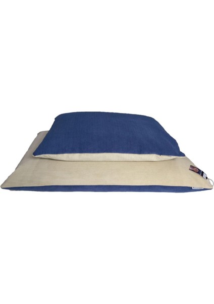 Yıkanabilir çift taraflı visco dolgu kedi köpek yatağı 100x70x10cm, beyaz fırsatları