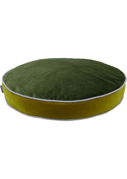 Yıkanabilir Fermuarlı Visco Dolgulu Çift Taraflı Daire Kedi Köpek Yatağı 70x10 cm fırsatları