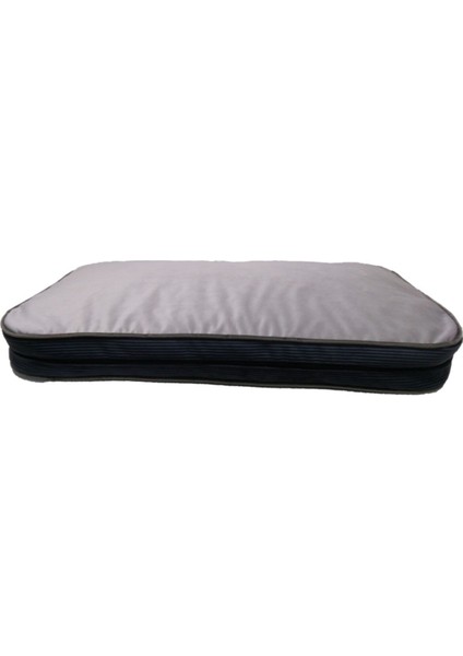 Yıkanabilir, Fermuarlı, Visco Dolgulu Çift Taraflı Yatak 70x100x10 cm Beyaz