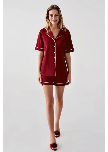 324 Kadın 4'lü Sabahlıklı Şorlu Pijama Takımı modelleri