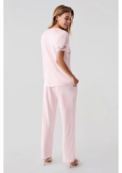 322 Kadın Sabahlıklı Pijama Takımı