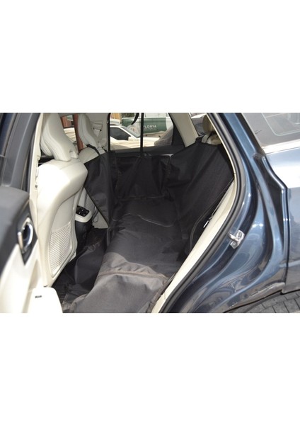 Fermuarlı araç içi koltuk örtüsü, kedi ve köpekler için şık ve kullanışlı siyah renk