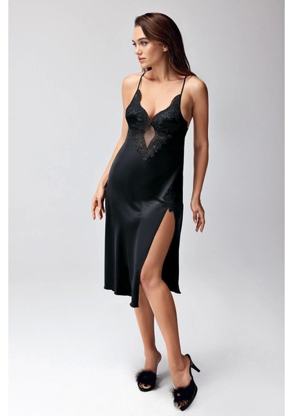 9950-GS Saten Ortişli Gecelik Sabahlık Takım modelleri