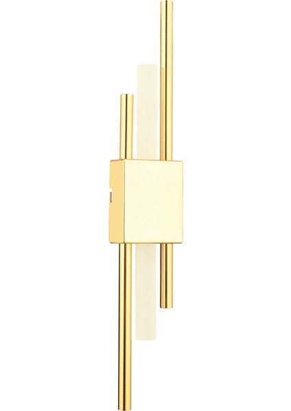 Modern LED Aplik (Pilli Değildir) -3000K Gold Kaplama Akrilikli Boru LED Aplik Modern