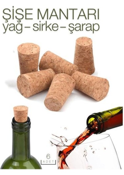 Cicchino Şişe Mantarı 6 Lı Paket