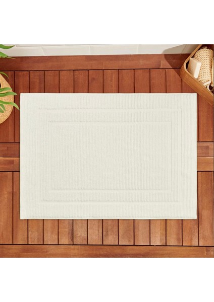 Soft Premium Ayak Havlusu - Beyaz - 50X70 cm