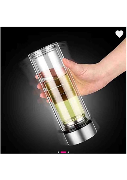 Digital Sıcaklık Göstergeli Cam Termos Korumalı Kılıflı 500 ml modelleri