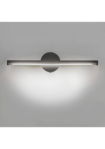 Yapışkanlı Pilli Led Aplik 38cm, Beyaz Işık, Metal Materyal, Modern Tasarım