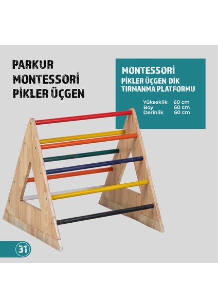 Montessori Pikler Üçgen Merdiven fırsatları