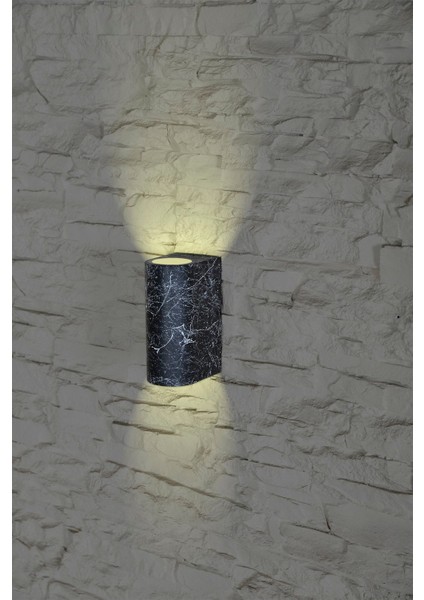 Siyah beyaz mermer desenli çift yönlü dekoratif plastik kasa modelleri