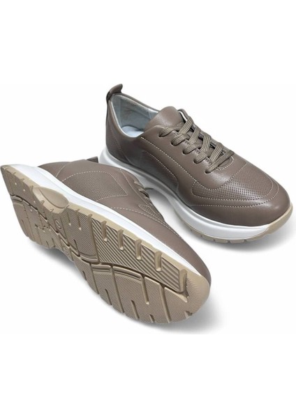Aurora Vizon Hakiki Deri Basic Kadın Sneaker