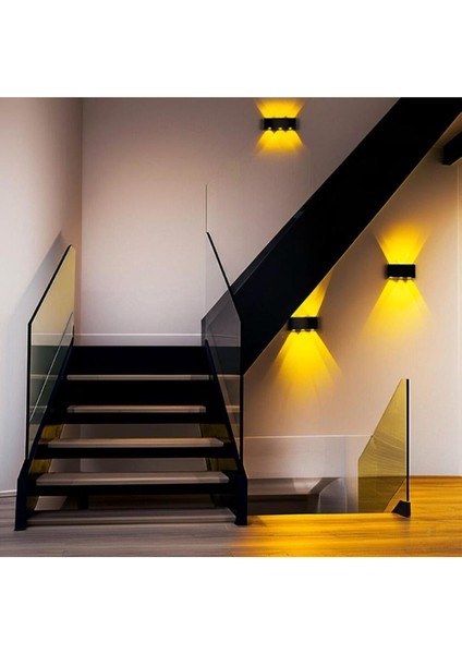 Modern çift yönlü dekoratif aplike, şık ve yeni nesil düz kasa tasarımı Siyah modelleri