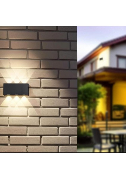 Modern çift yönlü dekoratif aplike, şık ve yeni nesil düz kasa tasarımı Siyah