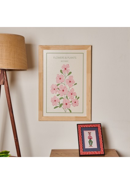 Deco Granny Summer Duvar Panosu - Pembe - 40x60 cm