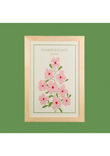 Deco Granny Summer Duvar Panosu - Pembe - 40x60 cm fiyatları