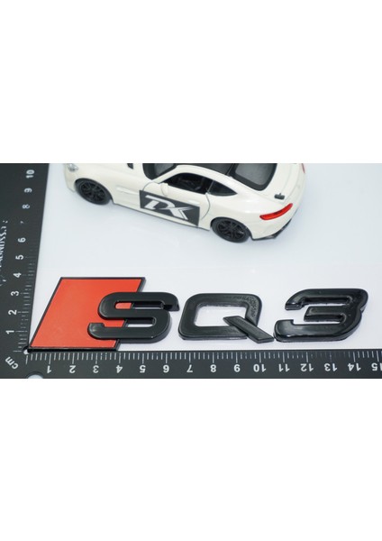 Sq3 Siyah Abs 3m 3D Bagaj Logo Audi Ile Uyumlu
