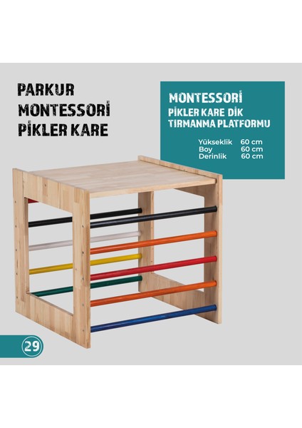 Montessori Pikler Kare Merdiven