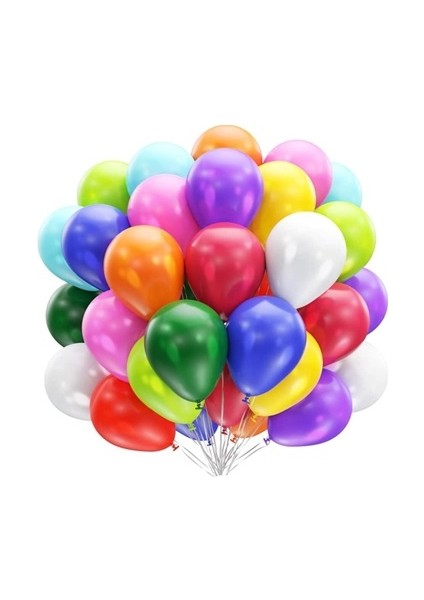 Karışık Adet Seçenekli Metalik Renk Balon Setleri