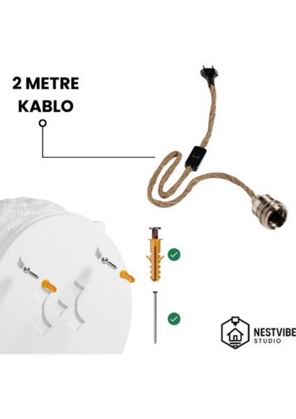 Modern siyah duvar lambası, reçine malzeme, E27 duy, ampul hediye fırsatları