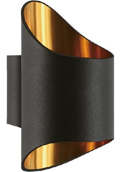 Şık Siyah Eskitme Duy Tipi Çok Renkli Aplik, Zarif Tasarım ve Renkli Detaylar