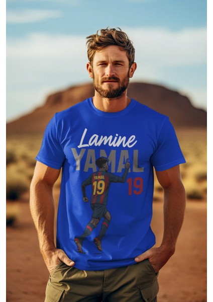 Lamine Yamal Fotoğraflı Futbol Forma Baskılı Unisex Kısa Kollu Erkek Tişört Kadın T-Shirt modelleri