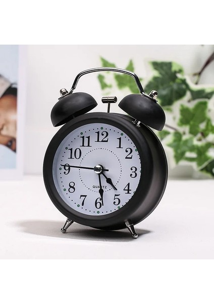 Büyük Boy Metal Masaüstü Renkli Işıklı Çalar Saat 15*11CM
