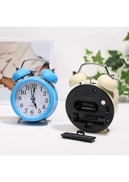 Büyük Boy Metal Masaüstü Renkli Işıklı Çalar Saat 15*11CM fiyatları