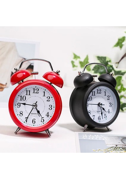 Büyük Boy Metal Masaüstü Renkli Işıklı Çalar Saat 15*11CM modelleri