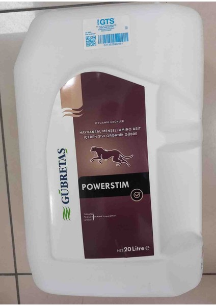 Powerstım 20L (Hayvansal Menşeli Aminoasit)