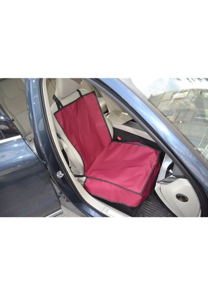 6 Renkli Araç İçi Evcil Hayvan Korumalı Yastık Yatak, Bordo, Yükseklik: 35-50 cm modelleri