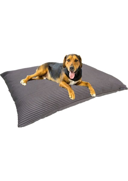 Yıkanabilir Ort. Visco Dolgulu Çift Taraflı Kedi Köpek Yatağı 100x70x10cm