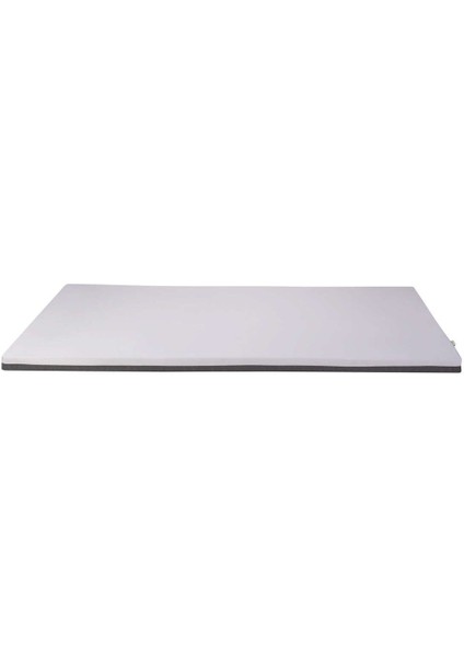 Yumuşak ve konforlu açık gri ortopedik köpek yatağı 75x115 cm