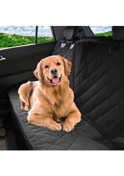 Siyah araç içi köpek koruyucu, su geçirmez, kolay temizlik, dayanıklı kılıf