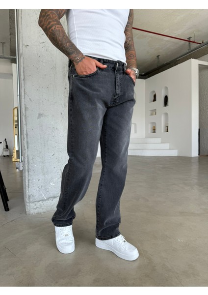 Erkek Yıkamalı Basic Baggy - Antrasit fiyatları