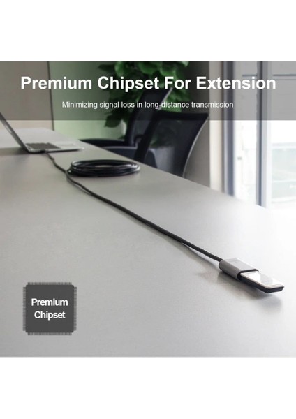 Unıtek Usb3.0 Uzatma Kablosu 10MT Premıum Chıpset (Y-3005)