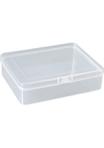 Şeffaf Mini Saklama Kutusu, Takı ve Elektronik Organizer, Kapaklı, 12,5cm