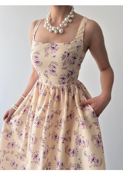 Yoa Cep Detaylı Elbise