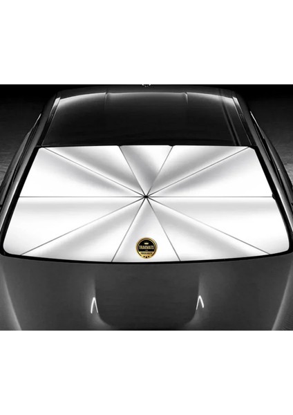 Volkswagen Polo 6c 2017- 2018- 2019- 2020- 2021- 2022- 2023- 2024- 2025 Ön Cam Güneşlik Şemsiye, Oto Park Numaratör Iki Ürün Beraber