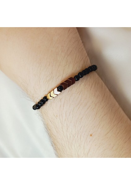 Sertifikalı Hematit Doğal Taş Bileklik, Hematit Ok Model Unisex Bileklik, Siyah Cam Inci Hematit Taşı Doğal Taş Bileklik, Hematit Bileklik, Hematit Ok Bileklik, Hediye Bileklik fırsatları