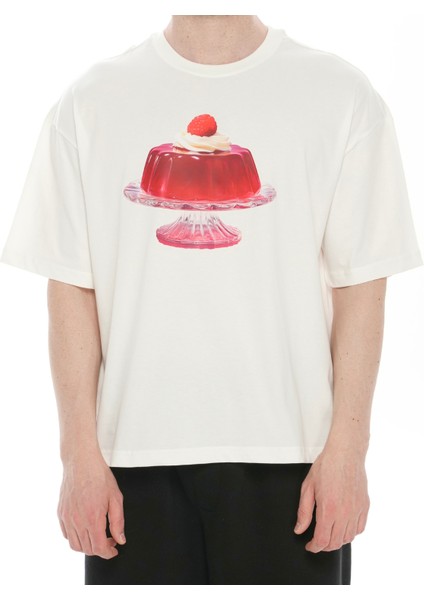 %100 Pamuk Bisiklet Yaka Boxy Fit Erkek Kısa Kollu T-Shirt