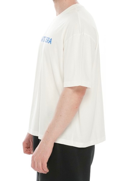 %100 Pamuk Bisiklet Yaka Boxy Fit Erkek Kısa Kollu T-Shirt fiyatları