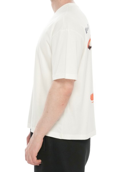 %100 Pamuk Bisiklet Yaka Boxy Fit Erkek Kısa Kollu T-Shirt fiyatları